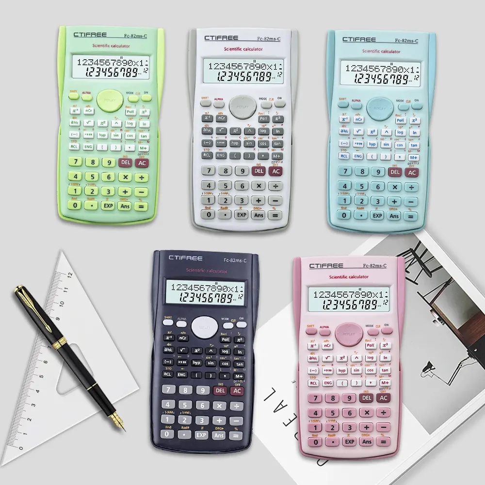 FC-82MS розовый калькулятор профессиональных студентов математики на заказ электронный научный Профессиональный калькулятор рекламный