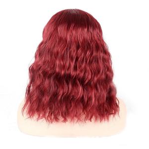 Peluca de Anime para Mujer, Estilo Europeo y Americano, Ondas Cortas y Rizadas, Realista, para Vacaciones - Product Image 5