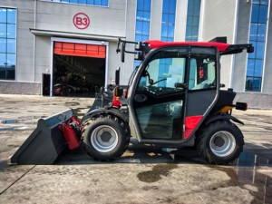 Chinese 4x4 Drive Mini Telescopic Telehandler <strong>Loader</strong> with <strong>4</strong> <strong>Wheel</strong> Steering - Product Image 4