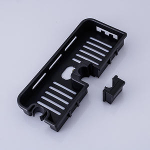 Grifo Triple Empotrado de Latón, Acero Inoxidable 304, Negro, Impermeable, Juego de Ducha para Baño, Estilo Rectangular Simple - Product Image 1