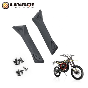 Lingqi ปลอกแบตเตอรี่สำรองสำหรับปกป้องด้านข้างจักรยานหลุมสกปรกสำหรับขับรถแข่งอัลตร้าผึ้งแท้อุปกรณ์ป้องกันแบตเตอรี่ไนลอนเสริมตัวป้องกันด้านข้าง - Product Image 4