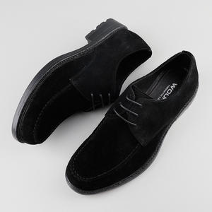 รองเท้าหนังแท้ขายส่ง ผลิตภัณฑ์ทางการ หนังวัวแกะสลักลายอิฐ รองเท้าผู้ชายสไตล์วินเทจ รองเท้าหนังผู้ชายลำลองสไตล์เรโทร - Product Image 6