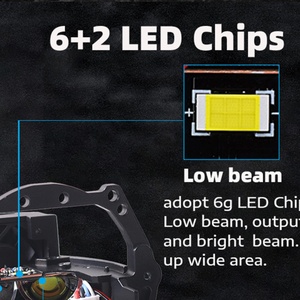 Non-destructive Installation S9pro Sanvi Bi-LED Projector Lens Headlight Plug and Play 12V Car Lamp - Product Image 4