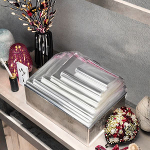 Fournisseur OEM de sacs en cellophane transparent OPP, logo personnalisé imprimé, pour bijoux, vêtements, boucles d'oreilles, lunettes - Product Image 2