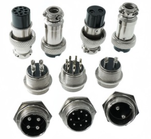 ขั้วต่อการบินแบบวงกลม 4 พิน GP28K12P1 ปลั๊กชนิดบัดกรีปลายสายเคเบิลแบบตัวเมีย - Product Image 2