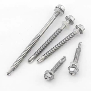 Stainless Steel Self Drilling Screw M6.3 Metric Coarse Thread Fully Threaded For Plastic Roofing Sheets - Product Image 3