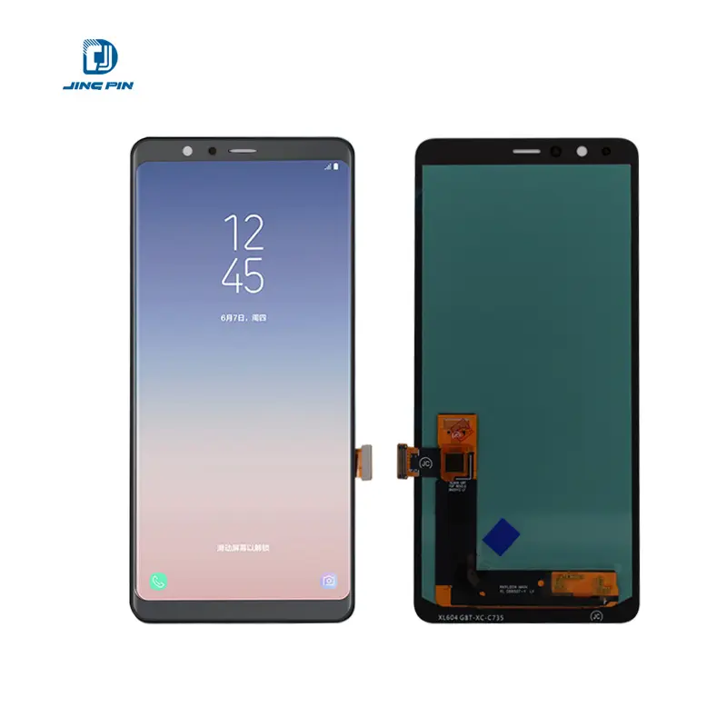 A9 yıldız ekran siyah OLED için ekran Lcd kesinlikle göndermeden önce test 5 adet Samsung Galaxy A8 anti-statik paket JC