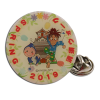 Badges ronds personnalisés en métal pour revers, avec logo sur mesure, pour cadeaux (vente en gros)