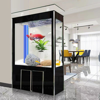 Aquarium rectangulaire en verre pour eau de mer durable de 500 L avec accessoires, garantie 1 an, 110-240 V