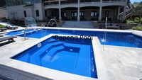 Piscines autoportantes en fibre de verre de haute qualité, enterrées, pour l'extérieur, avec accessoires de piscine