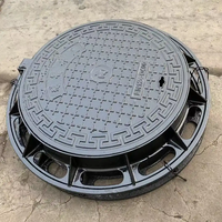 Grille de drainage rectangulaire municipale en fonte ductile robuste EN124 D400 pour caniveau de voirie, usine chinoise
