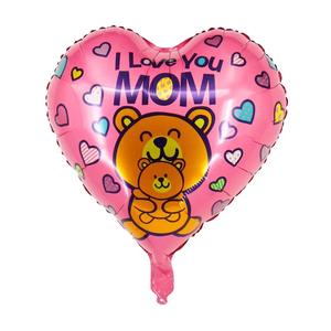 Ballons en feuille imprimé coeur joyeux fê<span class=keywords><strong>te</strong></span> des mères de 18 pouces, Ballons de saint-valentin, Ballons de décoration de fê<span class=keywords><strong>te</strong></span> <span class=keywords><strong>Te</strong></span> amo-mama - Product Image 5