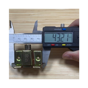 Connecteur de meuble 3-en-1 pour armoire, en acier laminé à froid, avec placage zinc et laiton, vis croisée et connecteur d'angle - Product Image 5