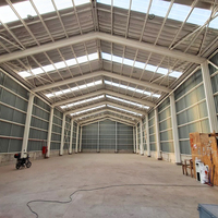 Structure en acier léger préfabriqué stockage industriel en métal Kits de bâtiments atelier Hangar Construction hangar entrepôt