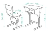 Chaise de Bureau Simple de Haute Qualité au Design Classique, Mobilier Scolaire Pratique pour Salle de Classe, Bureau à Domicile, en Métal et Contreplaqué Durables