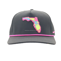Gorra de Golf Personalizada con Parche de PVC, Gorra Unisex de Secado Rápido con Orificios Cortados con Láser, OEM ODM