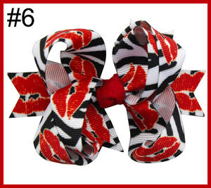 NO1-NO10 3.5นิ้วกิ๊ฟวันวาเลนไทน์เครื่องประดับโบว์ติดผมรูปหัวใจแห่งความรักขนาดใหญ่สำหรับเด็กผู้หญิงเด็กผมวาเลนไทน์ - Product Image 6