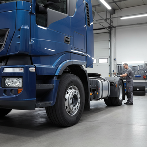 Nouvelle marchepied de véhicule en polypropylène de qualité supérieure, côté droit, noir, Mod. Ad-At pour Stralis 2007 PoliPlast - Product Image 3