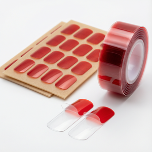 Strisce Adesive Pretagliate <span class=keywords><strong>per</strong></span> Manicure, Nastro Biadesivo in PU Acrilico Sensibile alla Pressione <span class=keywords><strong>per</strong></span> Sigillatura Borse - Product Image 1