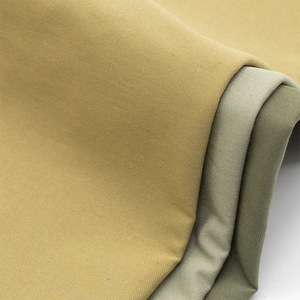 Tissu sergé spécial en mélange polyester-coton 90*40, fin, non extensible, tissé, couleur kaki, en stock* - Product Image 4