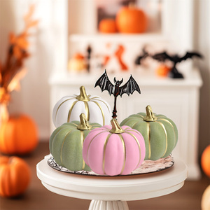 Citrouilles artificielles en mousse en gros, durables, imperméables, non toxiques, réutilisables, modernes, avec logo personnalisé, pour la décoration d'automne et d'Halloween - Product Image 6