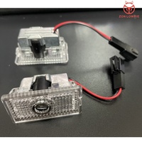 Pour Tesla Model 3/Y/S/X : Projecteurs LED de logo de voiture pour seuil de porte, accessoires d'éclairage intérieur, ne s'estompent pas