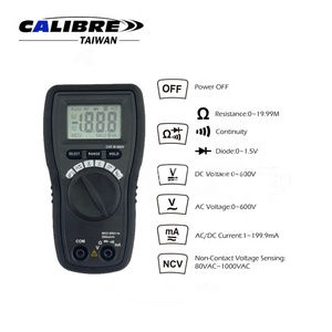 TAIWAN CALIBRE III 600V 6-Digit Display Voltage/Current/Resistance Diode <b>Tester</b> Low <b>Battery</b> - Product Image 2