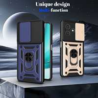 Étui pour Honor X8D 4G avec support magnétique, coque de protection pour appareil photo coulissant, coque de téléphone antichoc