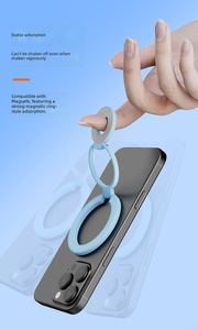 Supporto Magnetico ad Anello Compatibile con Telefoni, Supporto Pieghevole a Tre Vie con Magnete Bilaterale per Smartphone Android e <span class=keywords><strong>iPhone</strong></span> - Product Image 4