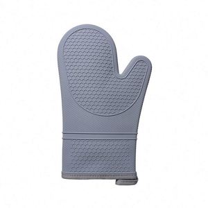<b>Waterproof</b> <b>Silicone</b> Oven Mitts Non-Slip Cooking and Baking Kitchen Gloves - Product Image 5