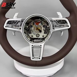 Volante de cuero de alta calidad con <span class=keywords><strong>precio</strong></span> de mayoreo directo de fábrica, adecuado para <span class=keywords><strong>Porsche</strong></span> Panamera, <span class=keywords><strong>Cayenne</strong></span>, Cayman, Boxster 718 - Product Image 6
