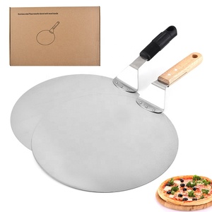 <span class=keywords><strong>Pelle</strong></span> à <span class=keywords><strong>pizza</strong></span> en acier inoxydable, manche en <span class=keywords><strong>bois</strong></span>, Offre Spéciale, 12 pouces - Product Image 6