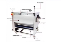 Droge Groente Dragon Fruit Wasmachine Automatische Borsteldata Reinigingsmachine Te Koop