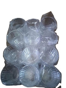 แก้วน้ำพลาสติกใสแบบมีลายริ้ว 360 มล. ป้องกันการรั่วซึม เป็นมิตรกับสิ่งแวดล้อม สำหรับน้ำผลไม้/นม/กาแฟ เหมาะสำหรับงานแต่งงาน ร้านกาแฟ และใช้ในบ้าน ยอดขายดีที่สุด (OEM) - Product Image 4