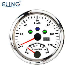 Peedómetro de OAT con acómetro para coche, velocímetro de 85mm (<span class=keywords><strong>3</strong></span> <span class=keywords><strong>3</strong></span>/8 '') a prueba de agua, 8000 R12 12 12V 24V para EEP ruck - Product Image 2