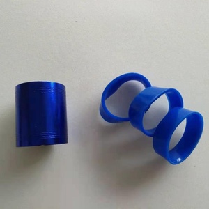 Nouveau JBR Double Turbine Blue Air Intake <span class=keywords><strong>Turbo</strong></span> Économiseur de Carburant Ventilateur Superchargeur 72mm Adaptation Universelle 3 Supports en Caoutchouc - Product Image 4