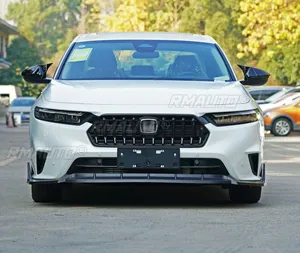 For Honda Inspire 2023 Body Kit Front Bumper Splitter Lip Carbon Fiber Look Sport Style Bumper <b>Diffuser</b> Spoiler <b>Car</b> Accessories - Product Image 3