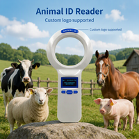 Lecteur portable de microchip RFID 134,2 kHz rechargeable ISO11784/5 FDX-b pour animaux (chevaux, poissons, arowanas) – Distance de lecture 10 cm