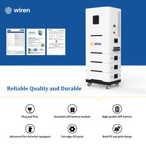 Gabinete de Batería de Litio Ferrofosfato de 15KWh, 51.2V 300Ah, Enfriamiento Natural, IP20, Uso en Interiores, 10 Años de Garantía, LCD, Onda Sinusoidal Pura - Product Image 3