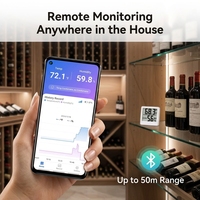 Capteur intelligent industriel, suivi de pression et d'altitude, Bluetooth, thermomètre et hygromètre, stockage cloud, étanche, pour HVAC, laboratoire, OEM