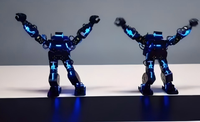 Mi Robot Time, Robot Humanoide Biónico Inteligente de Aleación de Aluminio, Robot Inteligente para Bailar y Pelear, Kits de Robots con Baterías Recargables