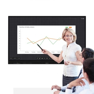 98-inch 4K phẳng Bảng điều chỉnh tương tác dẫn giảng dạy thông minh Bảng ngoài trời video kỹ thuật số biển hiển thị bảng trắng kỹ thuật số - Product Image 2