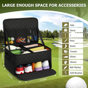 Nouvel Organisateur de Coffre de Voiture 2025 avec Rangement pour Chaussures, Boîte de Rangement Étanche pour Équipement et Accessoires de <span class=keywords><strong>Golf</strong></span> - Product Image 3