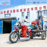 Foreuse à trois roues 150M 200 mètres, montée sur véhicule diesel, pour puits d'eau, à vendre en Afrique