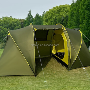 Tente tunnel familiale pour le <span class=keywords><strong>camping</strong></span> en plein air, deux chambres, un salon, imperméable et résistante au soleil - Product Image 4