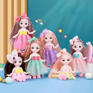 WYK yeni güzel sevimli prenses kız bebek toptan moda kız Mini kız bebek küçük bebek oyuncakları
