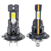 Nouveau design, éclairage sur 3 côtés, phares de voiture à LED, plug and play, ampoules de phares à LED H4 H7 avec faisceau de remplissage