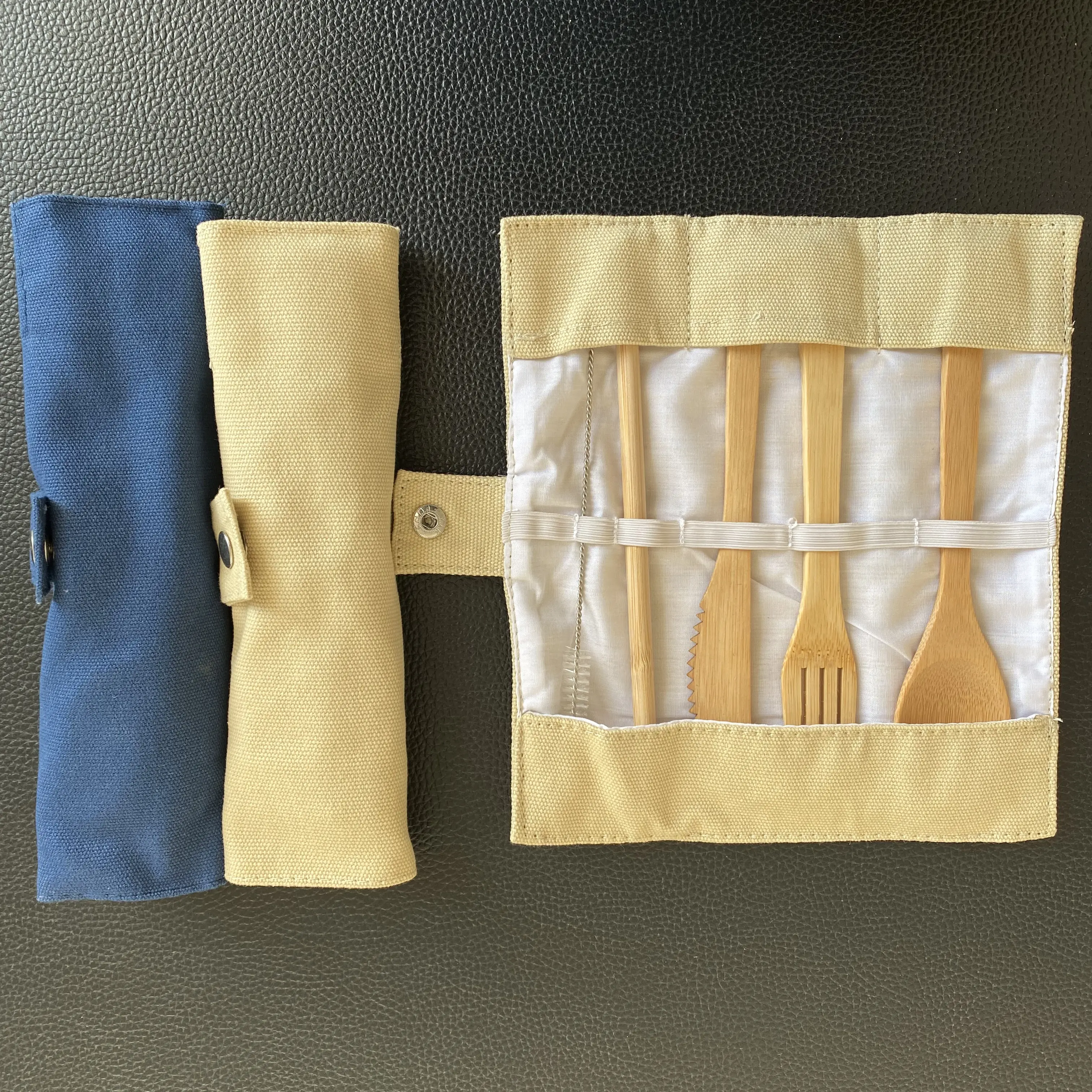 Eco-Friendly Simple Design Japanese Bamboo Knife Fork Spoon Travel Sets/ Hot Sale Flatware Sets