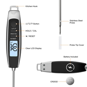 Hot Selling Portable Smart Digital Food Probe Kitchen and Barbecue Thermometer Smart Household Temperature Monitor - Product Image 2