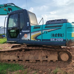 Kobelco SK200 20Ton usato idraulico escavatore cingolato di seconda mano movimento terra scavatore Kobe acciaieria opere giappone originale - Product Image 2